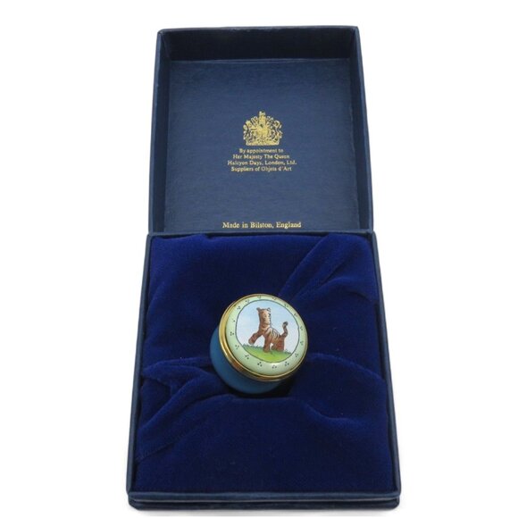 HALCYON DAYS Classic Pooh TIGGER Im The Only One Bilston Enamel England - Picture 4 of 10